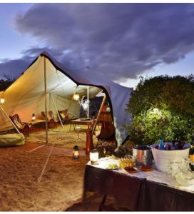 tented camp